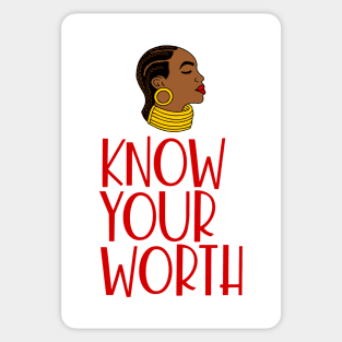 Know Your Worth Sticker